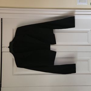 H&M Mock Blazer Black Crop Medium Padded Retro Business Streetwear